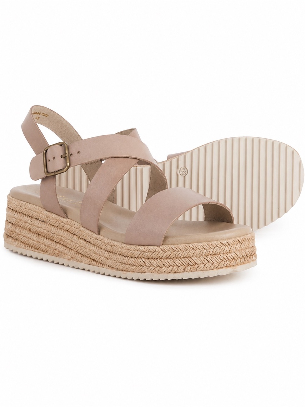 🎉LAST PIECE 🎉BERTUCHI Made in Spain Ankle Strap Platform‎ Sandals - Leather